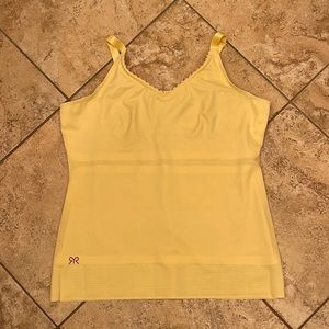 Ruby Ribbon Heritage Cami Level 4 size 34 SAMPLE garment Vanilla Cake Daffodil